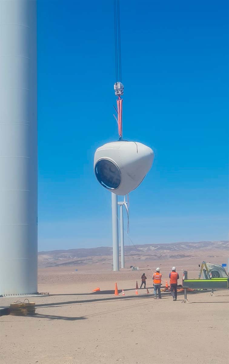 Proyecto eólicos parque Wayra